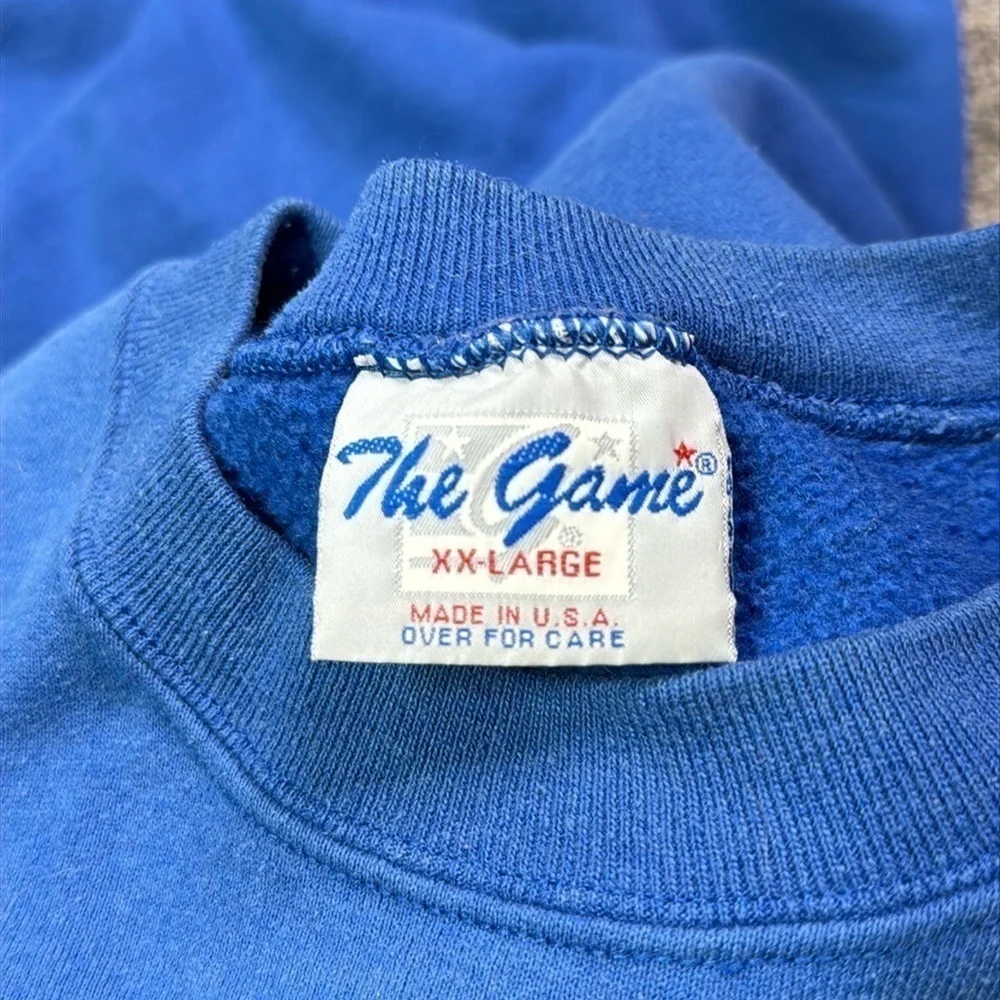 Vintage The Game NBA Orlando Magic Blue Crewneck Sweatshirt 90s XXL